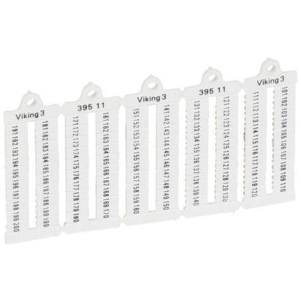 039511Legrandورقة علامات Legrand Marker Label Sheet Viking 3 بتباعد 5 ملم