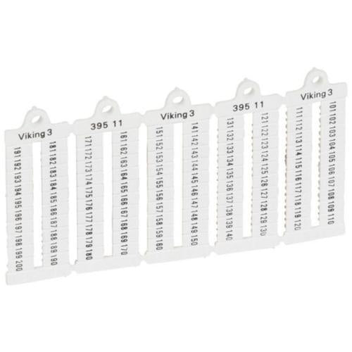 039511Legrandورقة علامات Legrand Marker Label Sheet Viking 3 بتباعد 5 ملم