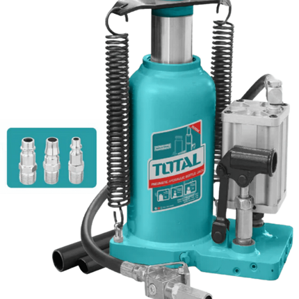 THT109306Total Toolsجاك زجاجة هيدروليكي هوائي توتال 30 طن صناعي THT109306