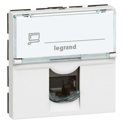 572817Legrandمقبس Arteor RJ45 الفئة 6 STP بمعايير الحماية 2 وحدات مغنيسيوم