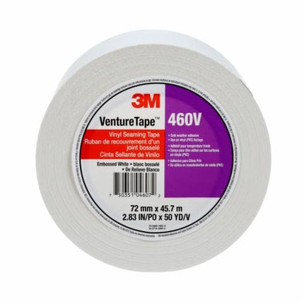 007503510460723Mشريط 3M Venture Tape الفينيل للوصل 460V مضغوط أبيض