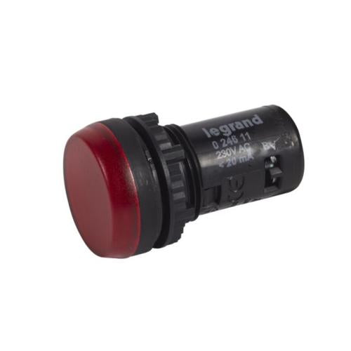 024611Legrandمؤشر ضوئي Osmoz أحمر بتقنية LED 230 فولت تيار متردد 22 ملم IP66