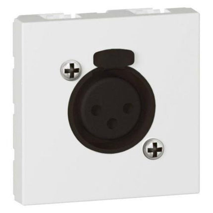 572283Legrandمقبس XLR ثلاثي القطب Arteor - أنثى - 2 وحدة - أبيض