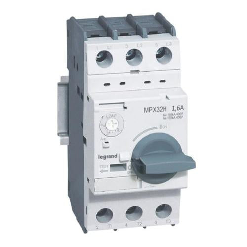 417325Legrandقاطع حماية محرك Legrand MPX3 بقوة 1.0-1.6A 100KA