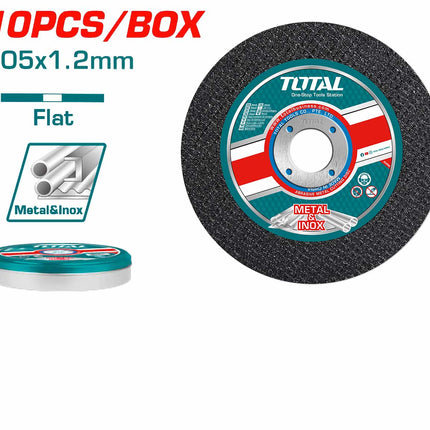 TAC2211005Total ToolsTAC2211005 مجموعة 10 قطع لأقراص القطع المعدنية الكاشطة
