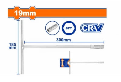 WTH1119Wadfow مفتاح على شكل T 19 مم WADFOW WTH1119