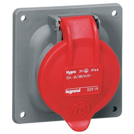 052919Legrandمقبس تثبيت اللوحة Legrand Hypra IP44 32A 3P+E بلاستيك