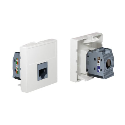 632937Legrandمحول مقبس Linkeo C+ أبيض RJ45 فئة 6A STP