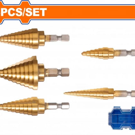 WJD3405Wadfow مجموعة مثاقب سلالم وادفوف 5 قطع