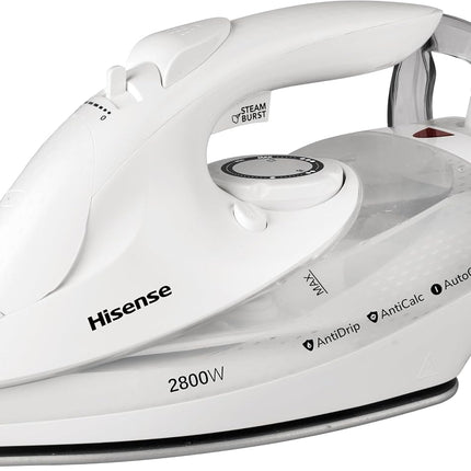 هايسنس مكواة بخار 2800 واط بقاعدة سيراميك | H28SIWES1
