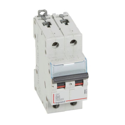 408939Legrandقاطع دورة Legrand DX3 ثنائي القطب 6A من النوع B
