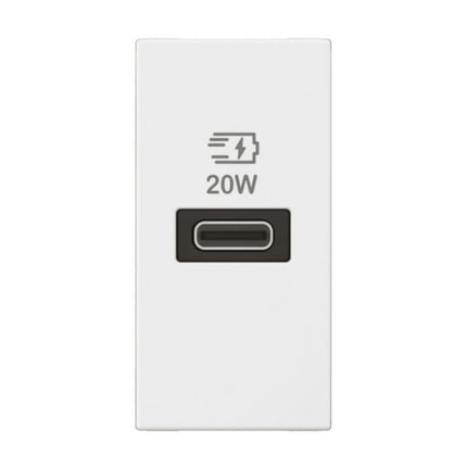 571696Legrandأرتيور منفذ USB من النوع C توصيل الطاقة 20 واط أبيض