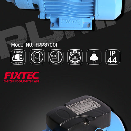 FPP37001Fixtecمضخة محيطية FIXTEC 370W 1/2HP مع مكبس نحاسي