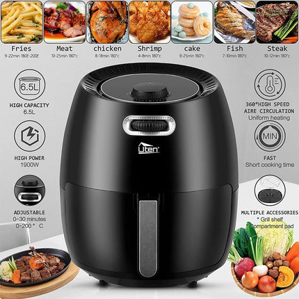 Uten Air Fryer 6.5L 1800W , Hf-1088