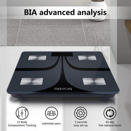 Abyon Bluetooth Smart Digital Body Scale 180kg