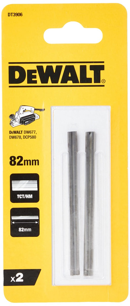 DEWALT,DT3906-QZ,Planers Blades HM | 82 mm - Pack of 3