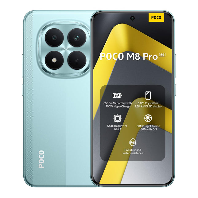 بوكـو M8 برو 5G | رام 8 جيجابايت تخزين 256 جيجابايت