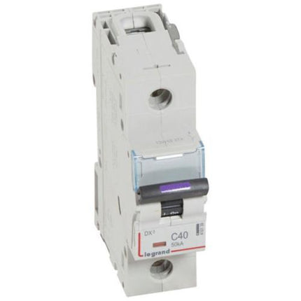 410139Legrandقاطع دارة Legrand DX3 أحادي القطب 40A منحنى C