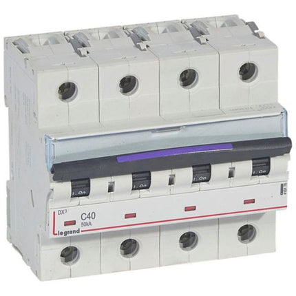 410178Legrandقاطع دارة ليغراند DX3 رباعي القطب 40A منحنى C