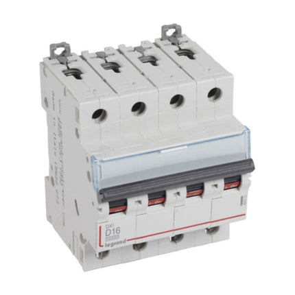 409533Legrandقاطع دارة Legrand DX3 رباعي الأقطاب 16A منحنى D