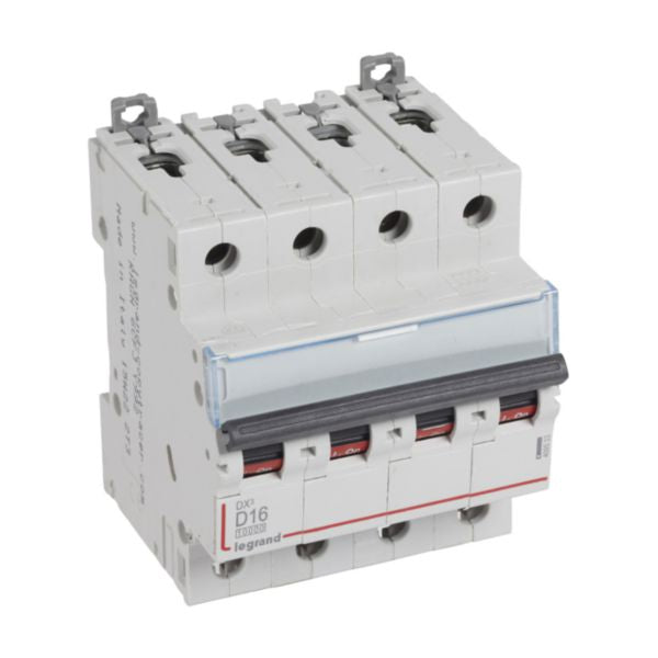 409533Legrandقاطع دارة Legrand DX3 رباعي الأقطاب 16A منحنى D