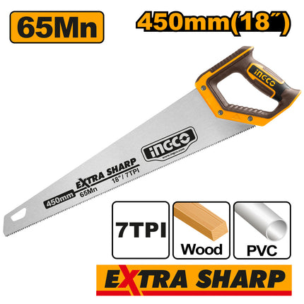 HHAS15450INGCOمنشار يدوي صناعي INGCO 18 بوصة 7 TPI HHAS15450