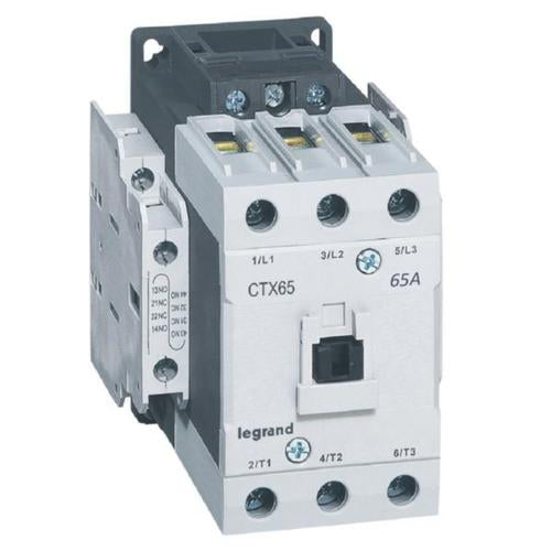 416170Legrandمنقطع ليجراند CTX³ ثلاثي الأقطاب 65A AC-3 ملف 24V ثنائي الجهد