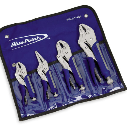 BSGLP404Snap-Onطقم كماشة قفل ناعمة القبضة 4 قطع من بلو بوينت