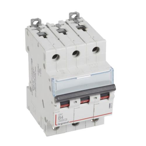 407557Legrandقاطع دائرة Legrand DX3 ثلاثي الأقطاب 4A منحنى B
