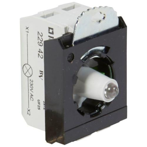 023012Legrandمجموعة فرعية Osmoz مضاءة NO أخضر 230V LED