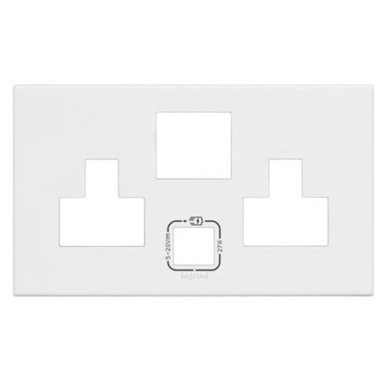 575444Legrandلوحة ليجراند 2 وحدة مقبس متعدد المعايير مع USB 27W أبيض