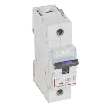 410140Legrandقاطع دائرة MCB DX3 أحادي القطب 50A منحنى C من ليجراند