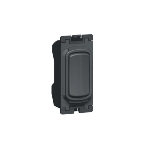 735514Legrandوحدة شبكة مفتاح Synergy ثنائي الاتجاه قابل للارتداد مركز إيقاف 20AX 250V رمادي