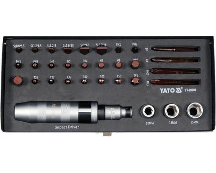 YT-28000Yatoمجموعة مفكات التأثير YATO YT-28000 من 32 قطعة