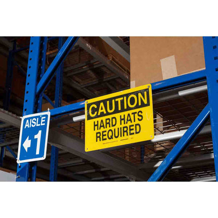 BBP85 General Purpose PrePrinted OSHA CAUTION Vinyl Labels