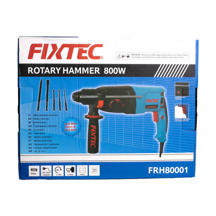 FRH80001Fixtecمثقاب دوار FIXTEC 800 واط 26 ملم SDS-Plus