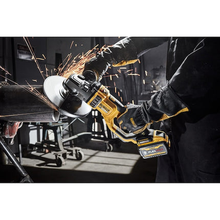 DCG460DEWALTمجلخة الزوايا الكبيرة DEWALT DCG460B 60V MAX بحجم 7-9 بوصة