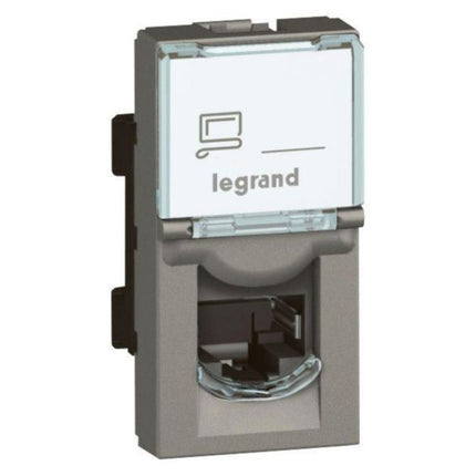 572849Legrandمقبس Legrand Arteor RJ45 فئة 6A UTP وحدة واحدة مغنيسيوم