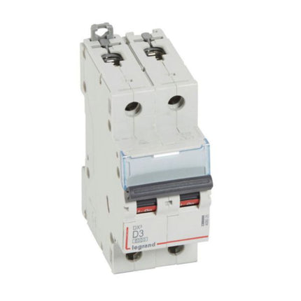 408025Legrandقاطع دورة Legrand DX3 ثنائي القطب 3A منحنى D