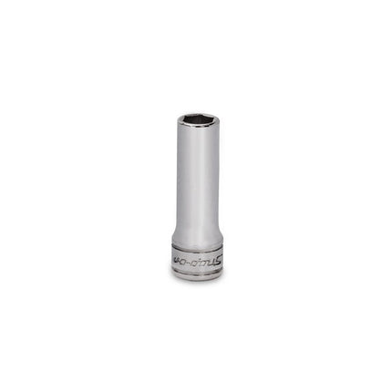 SFS121Snap-Onمقبس محرك 3/8" ذو 6 نقاط SAE 3/8" Flank Drive® عميق بطلاء كروم