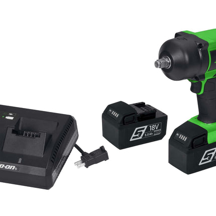 CT9080GK2Snap-Onمجموعة مفتاح التأثير اللاسلكي سناب-أون CT9080GK2 18 فولت 1/2 بوصة محرك بدون فرش