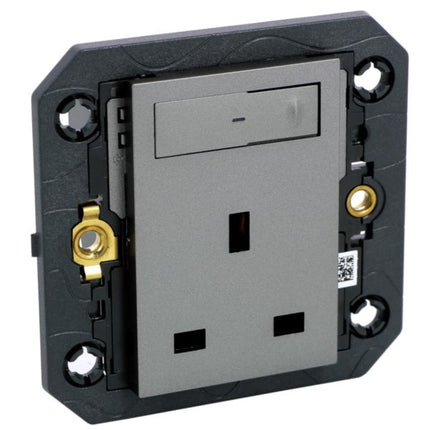 574258LegrandArteor مع Netatmo منفذ طاقة متصل مع مفتاح 1G BS13 رمادي