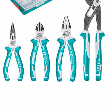 THKTV02P041Total Toolsمجموعة كماشات 4 قطع طراز THKTV02P041