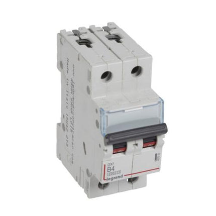 407505Legrandقاطع دارة Legrand DX3 ثنائي القطب 4A منحنى B سعة 6000A