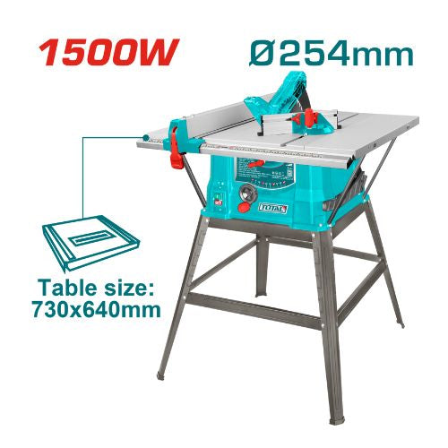 TS5152548Total Toolsمنشار الطاولة توتال تولز 254 ملم 1500 واط احترافي