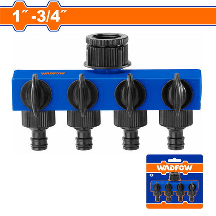 WHHC1402Wadfow موصل خرطوم بلاستيك WADFOW 1" - 3/4"