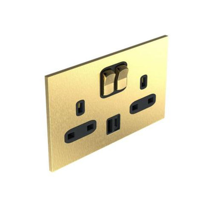AR-68226Legrandشاحن يو إس بي Art d'Arnould 3A 15W مقبس فولاذ مصقول
