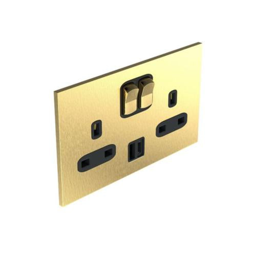 AR-68226Legrandشاحن يو إس بي Art d'Arnould 3A 15W مقبس فولاذ مصقول