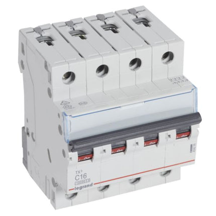 404256Legrandقاطع الدائرة Legrand TX3 رباعي الأقطاب 16A