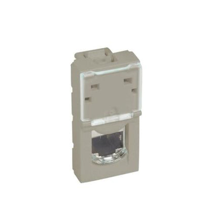 572895Legrandمقبس Arteor RJ45 الفئة 6 STP وحدة واحدة LCS لون الشمبانيا